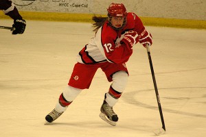 Callie Rogorzenski scored the game-tying and game-winning goals for Barnstable in its 3-1 win over Falmouth last night at Hyannis. Sean Walsh/www.capecod.com sports
