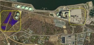 Overhead view of the potential additions to the plant.