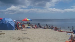 The Earl Street Beach in Harwich Port, next to Allen Harbor