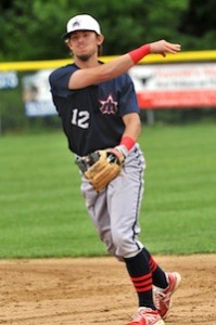 Notre Dame's Cavan Biggo, son of former Cape Leaguer and Major League star Craig Biggio, will return this summer to play for the Y-D Red Sox. Photo Courtesy of CCBL/Sportspix