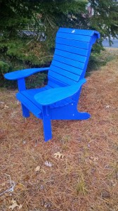 BOB SURRETTE PHOTO An Adirondack chair designed by George Suokko of Cotuit.
