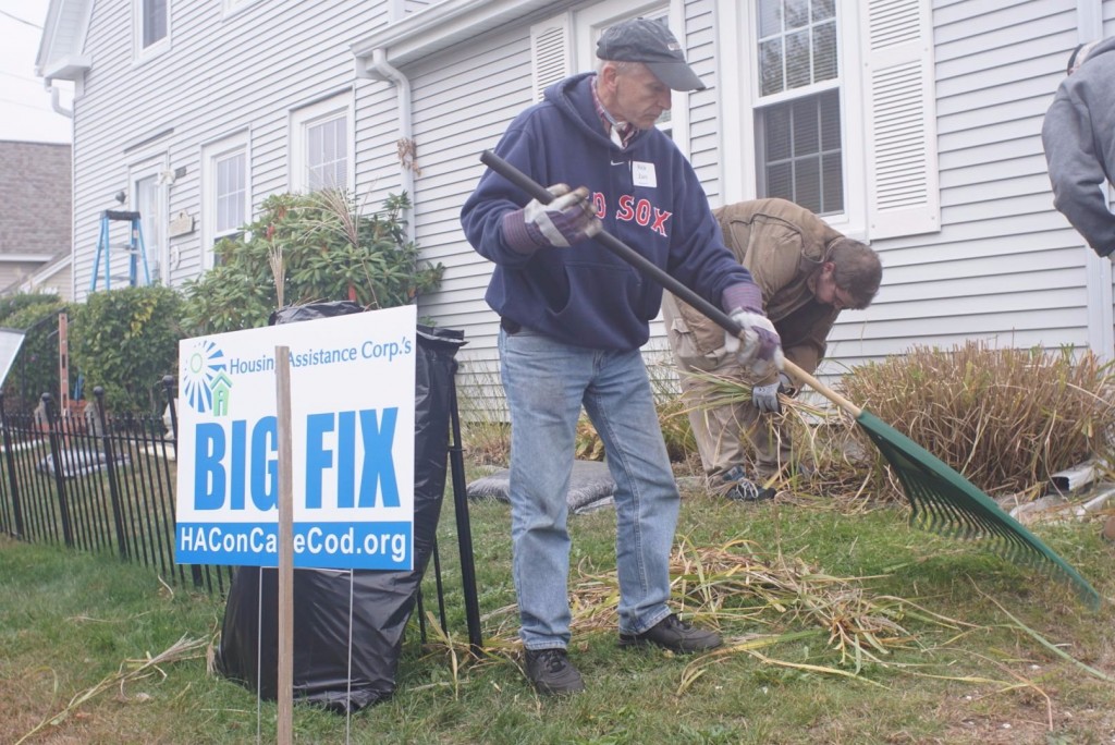 CCB MEDIA PHOTO Military veteran Rick Zani volunteers during the 2015 Big Fix for the third straight year