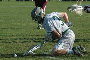 Dennis-Yarmouth's Sean McNamara was a force to be reckoned with Friday afternoon in the Dolphin's 6-5 thriller over Falmouth. Sean Walsh/Capecod.com Sports Photos