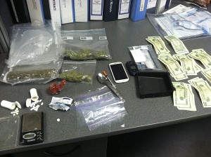 COURTESY SANDWICH POLICE Items police say were seized in the arrest of Rene Dansereau.