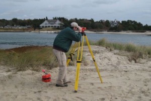 COURTESY OF THREE BAYS PRESERVATION Dredge surveying on Dead Neck Sampson's Island.