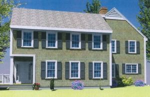 PHOTO COURTESY: Town of Dennis. Rendering of planned home for veterans