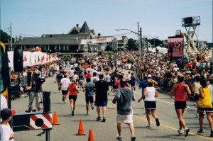 COURTESY PAUL CLERICI Runners approaching the finish line in this photo by Paul Clerici