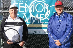 Former Dennis-Yarmouth and Cape Cod Community College basketball coach Frank Forker (right), seen here in 2011 with his eldest son Mike (left), passed away unexpectedly Saturday night.