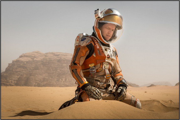 Matt Damon in 'The Martian.' (Aidan Monaghan for Twentieth Century Fox)