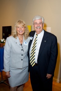 COURTESY UNITED WAY United Way President and CEO Barbara Milligan and Richard Brothers at the recent United Way reception.
