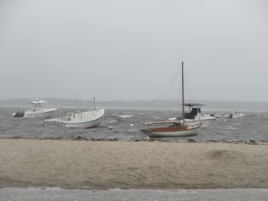 CCB MEDIA PHOTO Sailboats ride out the waves in Hyannis Harbor