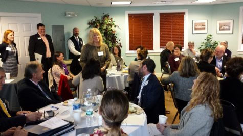 CCB MEDIA PHOTO: An opening reception was held in Hyannis for the inaugural Institute for Nonprofit Practice's Leadership Development program.