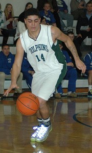 Dennis-Yarmouth's Jake Metz had four steals, three rebounds and just two points in a tough, 51-47 loss to host Nauset last night. Sean Walsh/capecod.com sports