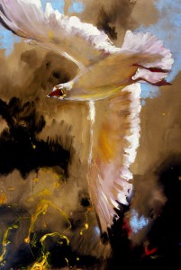 "Carney Gull #1", © Jamie Wyeth. Collection of Phyllis and Jamie Wyeth