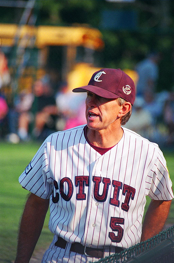 Mike Roberts - Cotuit Kettleers Cotuit Kettleers manager Mike Roberts - head coach at the University of North Carolina from 1978-1998 - will be inducted into the ABCA Hall of Fame on January 2. Sean Walsh/CCBM Sports