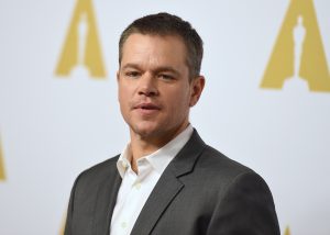 Matt Damon arrives at the 88th Academy Awards Nominees Luncheon at The Beverly Hilton hotel on Monday, Feb. 8, 2016, in Beverly Hills, Calif. (Photo by Jordan Strauss/Invision/AP)