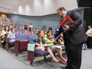 CCB MEDIA PHOTO Students particpating during the Cape Symphony & Conservatory's Music Memory concert last year at Barnstable High School.