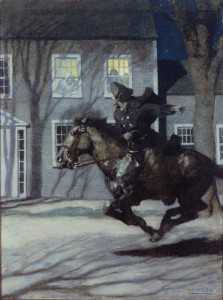 Paul Revere by NC Wyeth, Courtesy of The Hill School, Pottstown, Pennsylvania 