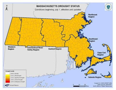 Significant Drought Conditions Declared Across Massachusetts