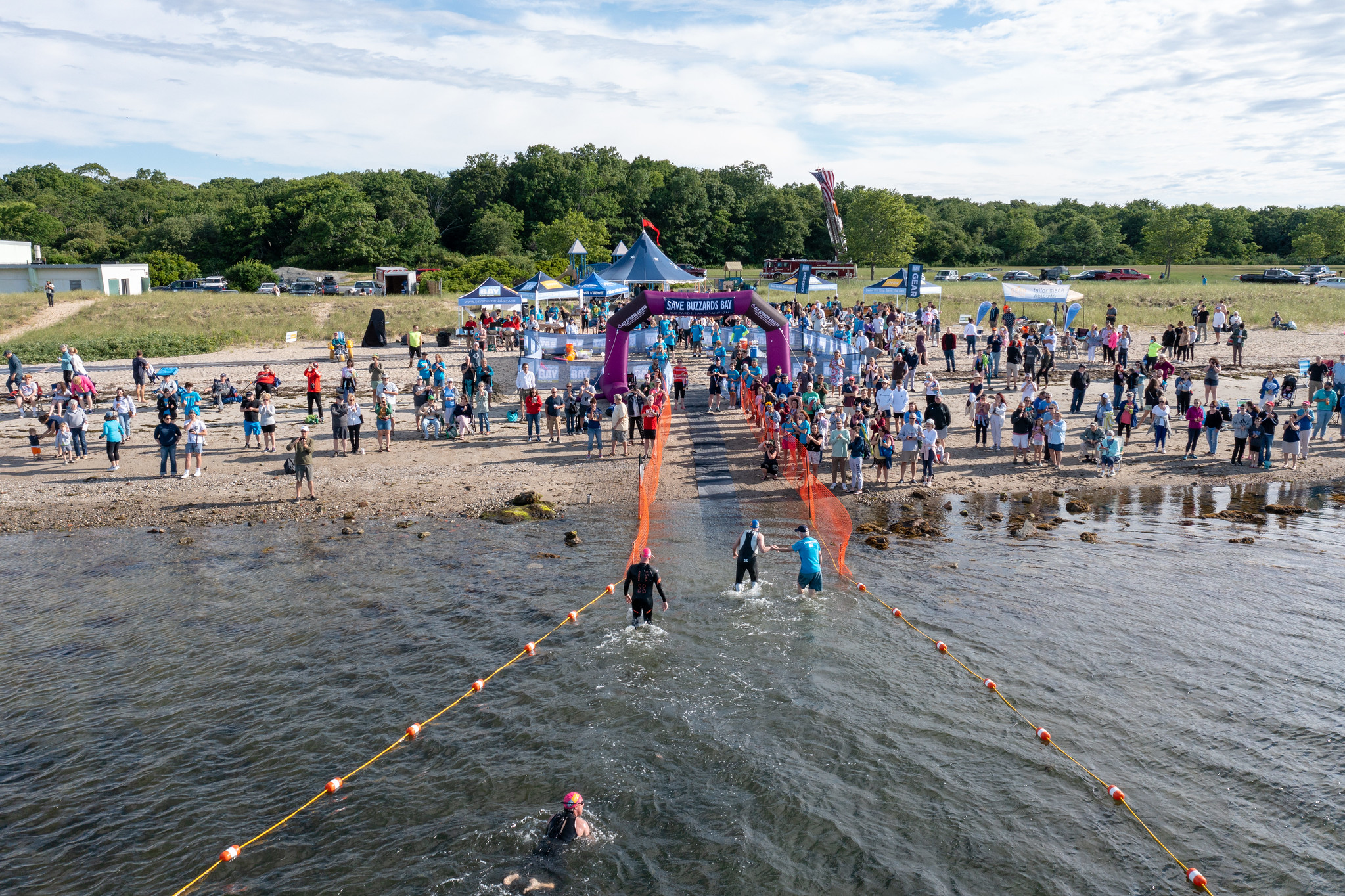 Swimmers Raise 185,000 at Buzzards Bay Swim