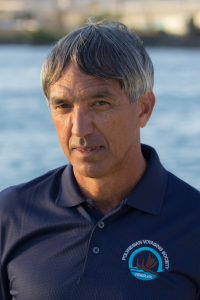 Nainoa Thompsor, pesident, Polynesian Voyaging Society. (Courtesy of Polynesian Voyaging Society)