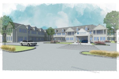 Rendering of proposed new Nantucket Cottage Hospital