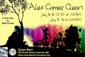 New Classics Company flyer promoting upcoming summer shows in Hyannis.