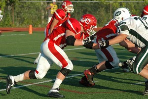 Pound for pound, Barnstable senior Owen Murray could very well rank among the best offensive lineman in school history. He's ranked number one in the state in wrestling at the heavyweight level. Sean Walsh/capecod.com sports