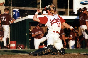 The Boston Red Sox have a new catcher this season - former Orleans Cardinals backstop Ryan Hanigan, seen here at Eldredge Park in 2002. Sean Walsh/Capecod.com Sports
