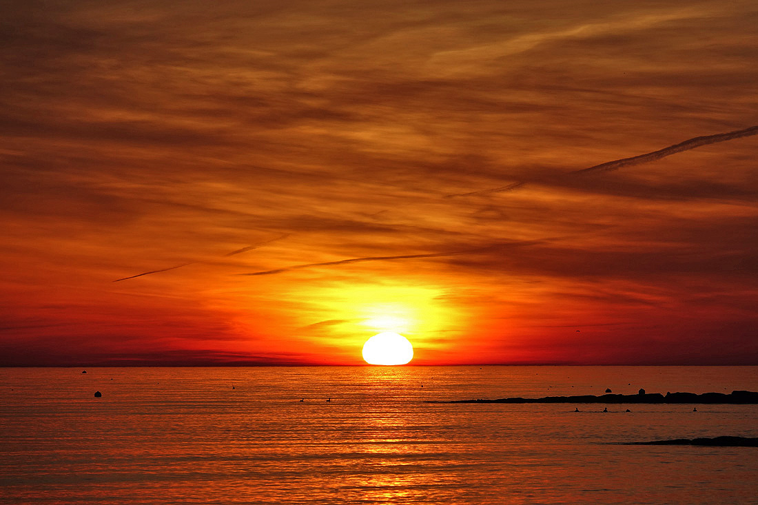 Inspiring Halftime Sunset At Forest Beach CapeCod