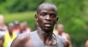2014 New Balance Falmouth Road Race men's champion Stephen Sambu will return Sunday for the 43rd annual event and is favored to win. Photo courtesy of New York Road Runners
