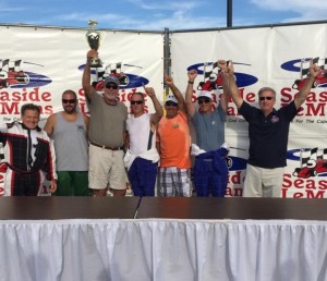 PHOTO COURTESY: DAVENPORT COMPANIES The winning team, Shepley-Andersen/A&E Forms, celebrates their win Saturday