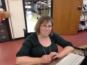 Librarian Sherri Evans of Hyannis Library
