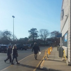 CCB MEDIA PHOTO: Shoppers walk into the Toys 'R Us in Hyannis early Friday morning