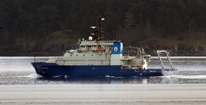 COURTESY OF WOODS HOLE OCEANOGRAPHIC INSTITUTION The R/V Neil Armstrong will be operated by WHOI after it arrives early in 2016.