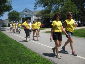 CCB MEDIA PHOTO Participants in the Bob Murray Housing with Love Walk start up again after a lunch break in East Sandwich.