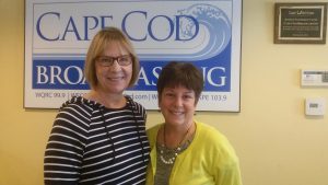CCB MEDIA PHOTO Cape Cod Chamber of Commerce CEO Wendy Northcross, left, and Pati Floyd, the vice president of sales for the Cape Cod Chamber of Commerce.
