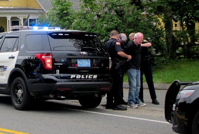 Man, 72, arrested after assaulting fire fighter, crashing into Yarmouth ...