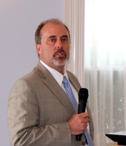 CCB MEDIA PHOTO Recovery Champions CEO Ken Weber speaks during an open house on Friday.