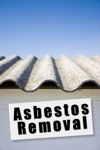 Asbestos removal concept image