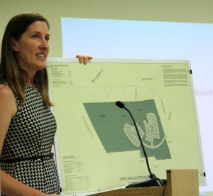 CCB MEDIA PHOTO Attorney Eliza Cox discusses the Atkins Road Subdivision project before the Cape Cod Commission.