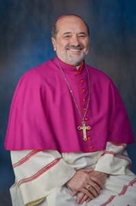 PHOTO COURTESY OF FALL RIVER DIOCESE Bishop Edgar M. da Cunha of the Newark, NJ, Archdiocese will be Bishop of the Fall River Diocese in Massachusetts. This portrait was taken Monday, August 25, 2014 in Newark, NJ. /Russ DeSantis Photography and Video, LLC