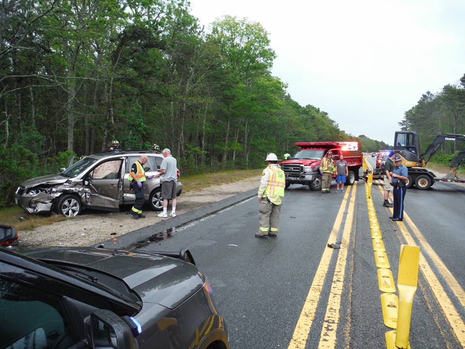 Updated Crash jams traffic on Route 6 in Brewster