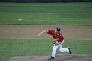 Yarmouth-Dennis Red Sox pitcher Walker Buehler pitched shut out baseball Thursday night at Guv Fuller Field.