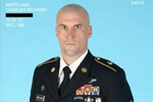 Former Milton High School football star Sgt. 1st Class Charles Martland of the United States Army Special Forces will be "involuntarily discharged" on November 1 for standing up for a 12-year-old boy and his mother. Photo courtesy of Military.com