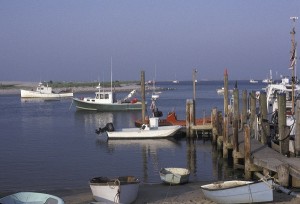 The Cape's harbors are busy this time of year. Pictured is Chatham Harbor.