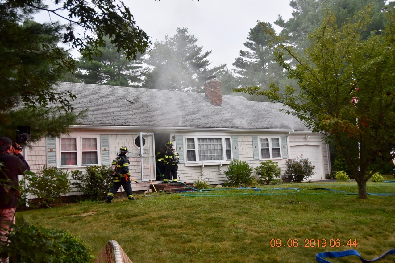 Updated Cotuit Firefighters respond to a report of a building fire