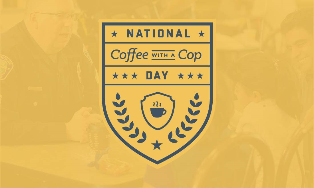National Coffee with a Cop day is Wednesday October 2nd