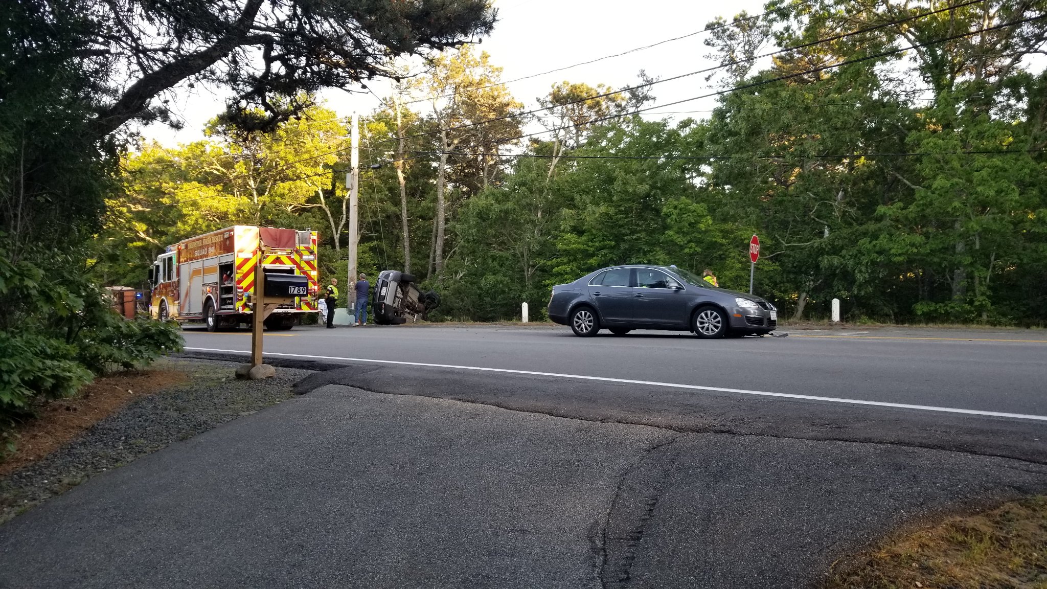 Two evaluated after rollover crash in Brewster