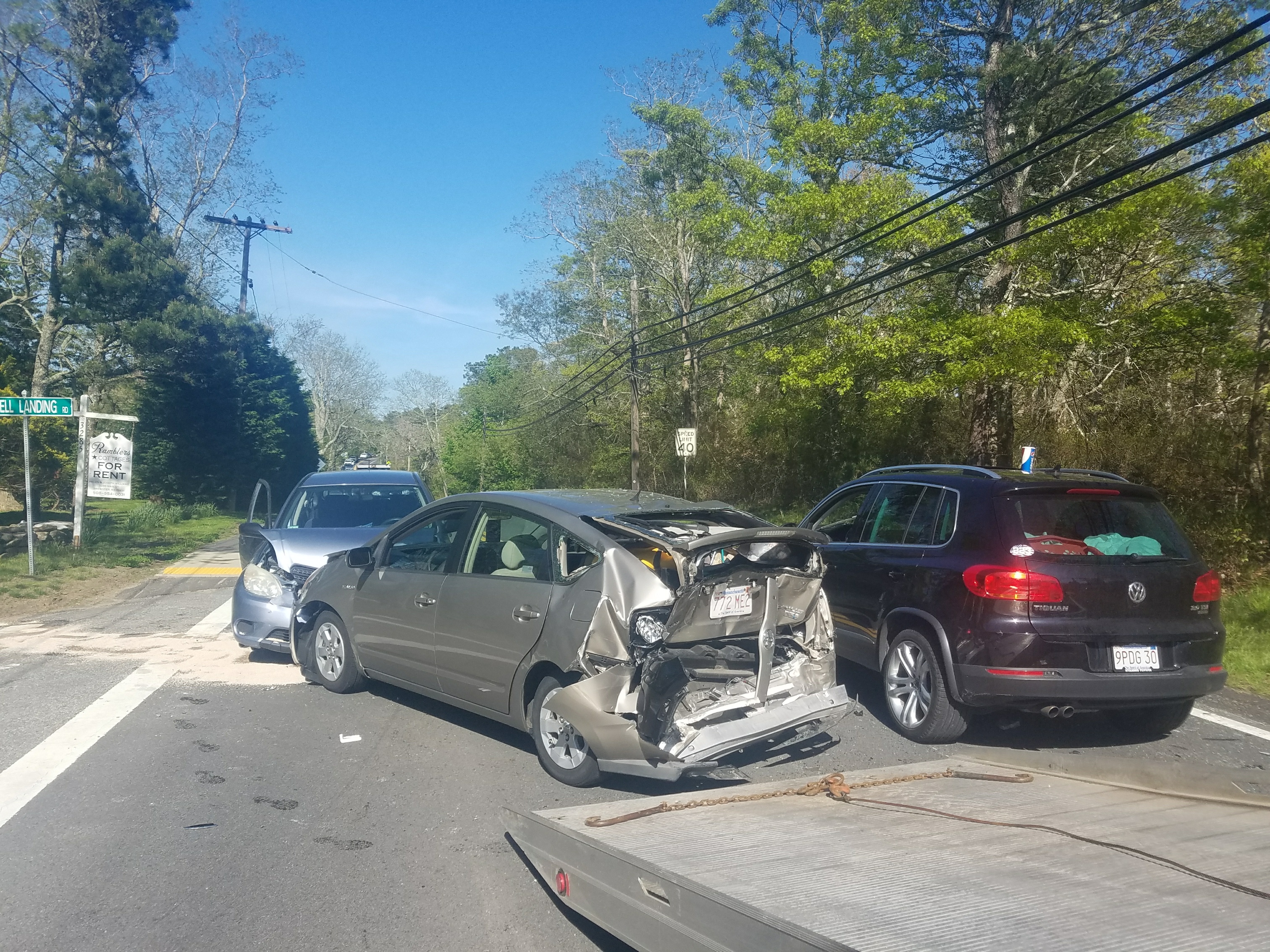 UPDATED Crash closes Route 6A in Brewster